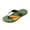 Green, variant on Rokment Men's Beach Athletic Flip Flops Indoor Outdoor Casual Comfortable Walking Slip on Thongs Summer Beach Barefoot Water Sandals for Swimming Pool Shower Bath Black Size 7.5