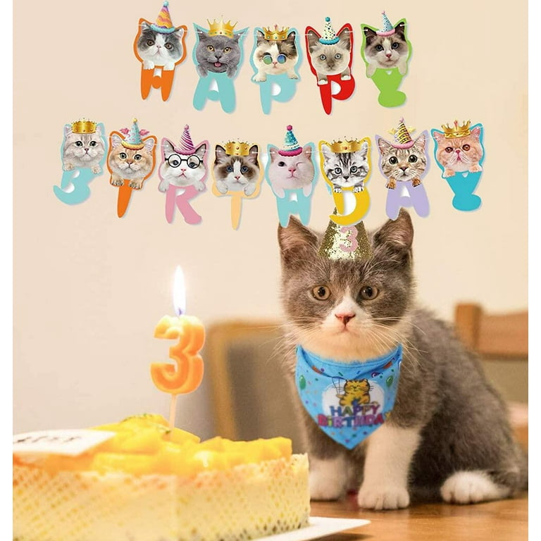 cat-happy-birthday-banner-pet-meow-party-decoration-cat-faces-birthday-banner-for-pet-cat-theme-birthday-party-walmart-com for Free Printable Cat Birthday Banner Cat Happy Birthday Banner Pet meow Party Decoration Cat Faces Birthday Banner for Pet Cat Theme Birthday Party - Walmart.com for Free Printable Cat Birthday Banner