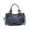 Blue, variant on Women's Convertible Denim Satchel Bag, 2-in-1 Tote with Detachable Strap, Preppy Top Handle Crossbody Purse for Everyday Use