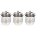 thumbnail image 1 of UPGRATOR 6 Pcs Stainless Steel Cream Cup Smooth and Round for General Users, 1 of 5