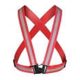 thumbnail image 1 of Reflective Vest Outdoor Unisex Warning Running Cycling Safety High Visibility Stripes, 1 of 8