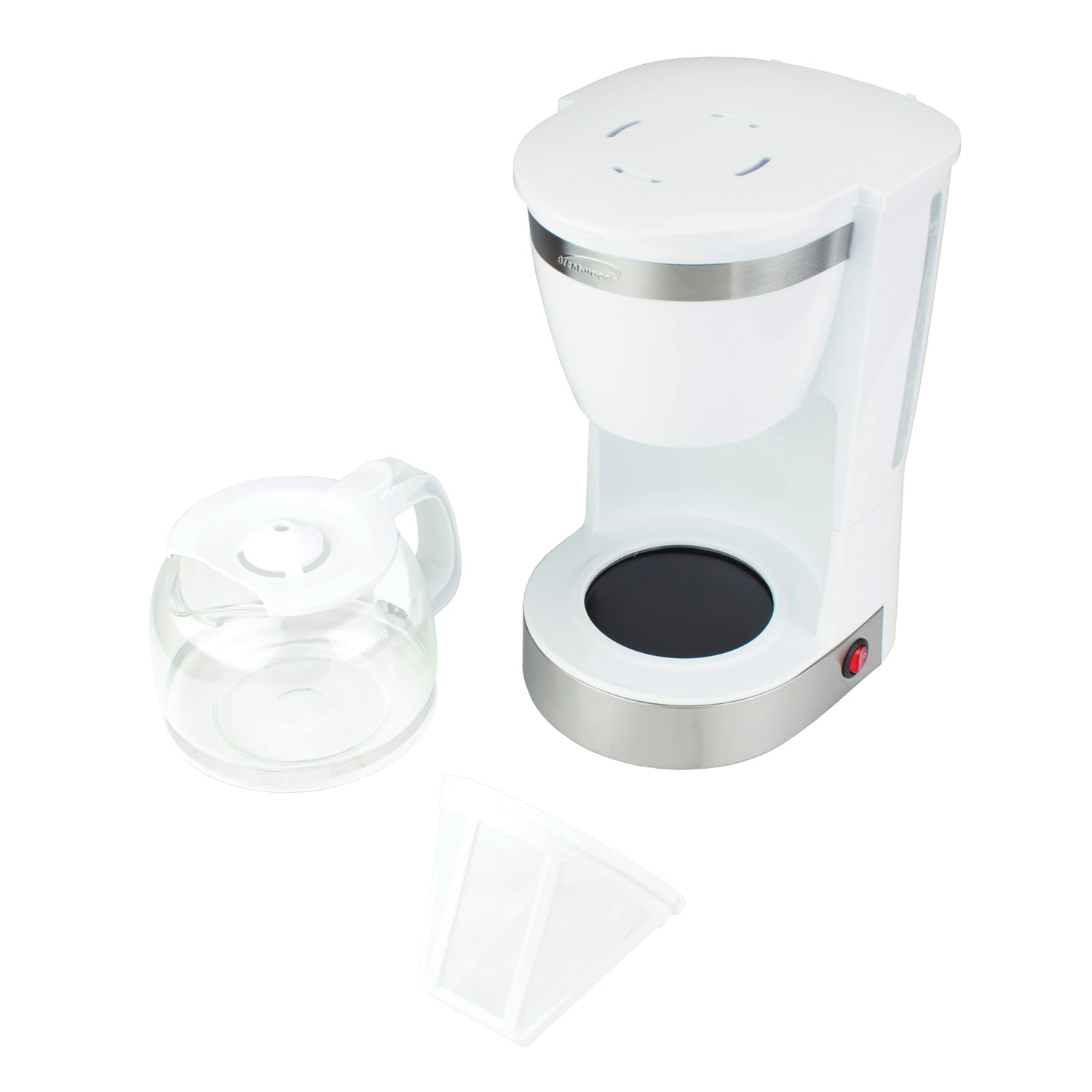 Brentwood 12-Cup Coffee Maker (White), TS-215WPT
