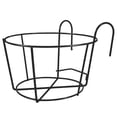 thumbnail image 3 of GOOHOCHY 2 soportes colgantes de hierro para macetas, soporte para macetas, estante de apoyo para casa, jardín y balcón (negro, talla XL), 3 of 7