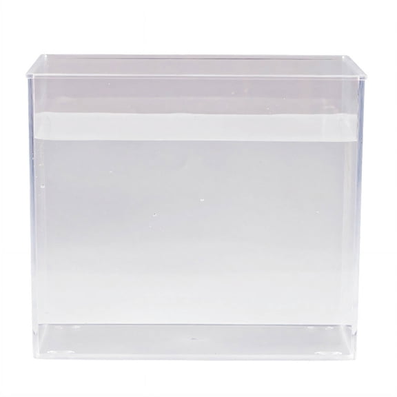 ACDANC Fish Tank, 93% Light Transmittance Betta Fish Aquarium, Smooth Mirror Edges Desktop Habitat for Home, Office, and Bedroom