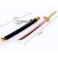 thumbnail image 2 of Llaveros Demon Slayer Sword Mini Katana, figura de Anime Tanjiro para hombres, llavero Kimetsu No Yaiba Zenitsu, colgante para Cosplay, 2 of 4