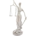 thumbnail image 3 of Things2Die4 Statue de Finition Marbre Justice pour Femme Échelle Justice, 3 of 5