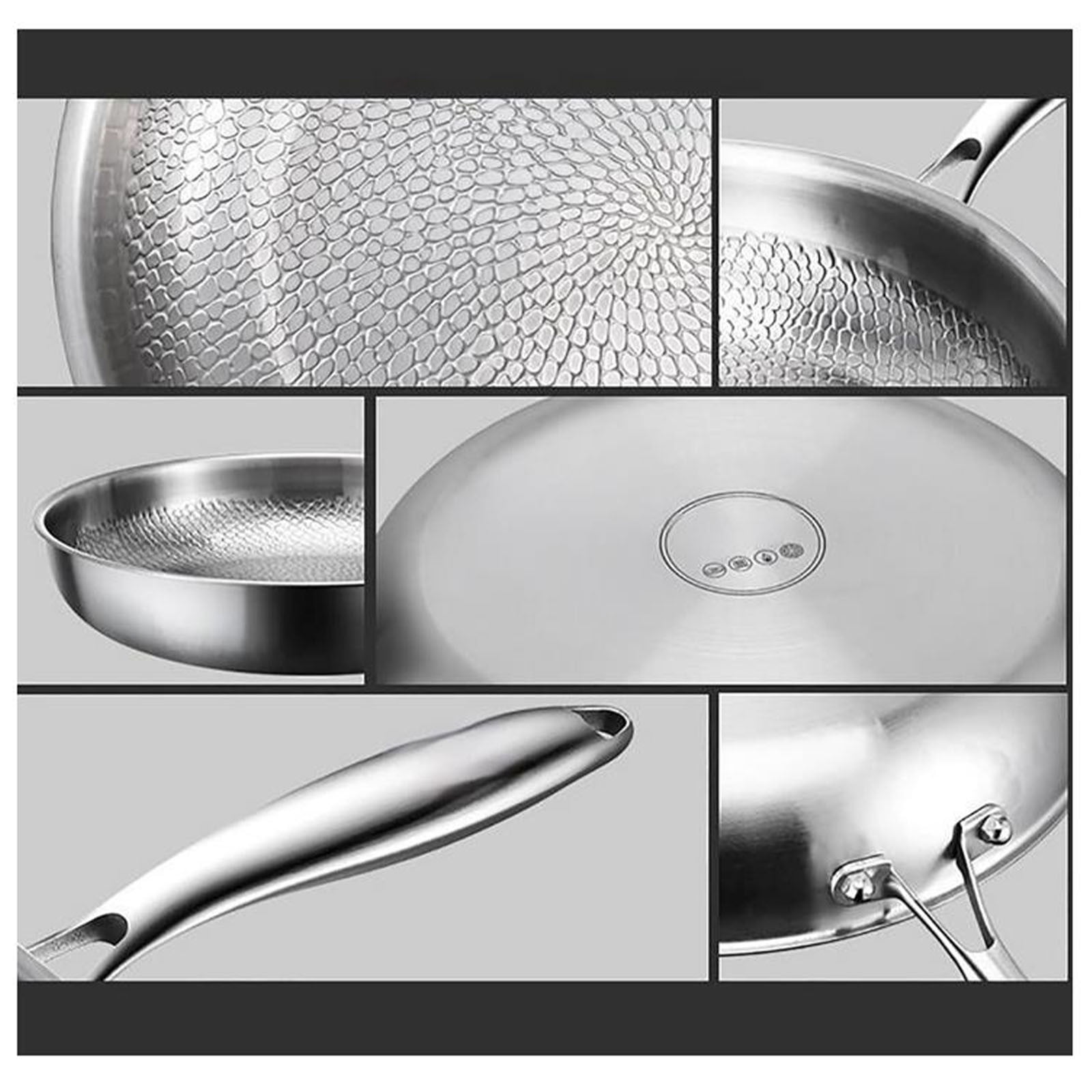 Titanium Hammered Pan Pro with Shovel, 2025 New Multifunctional Ultra-Durable Scratch-Resistant Non Stick Frying Pan Cooking Pan, Even Heating For Cooking ,11.8inch