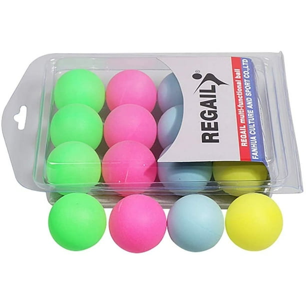12 pièces balles de ping-pong ?, 5 cm couleur balle de tennis de