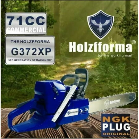 71cc Holzfforma G372XP Gasoline Chain Saw With 24 Inch Bar and Chain