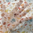 thumbnail image 3 of Mushroom Tulle Curtains with Rod Pocket, Colorful Cartoon Pattern of Forest Themed Toadstool Motif Autumnal Nature Print, Sheer Drape for Wedding Party 2 Panels, 7 Sizes, Multicolor, by Ambesonne, 3 of 3