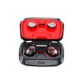 thumbnail image 2 of Auriculares V5.0 compatibles con Bluetooth Auriculares intrauditivos inalámbricos impermeables a prueba de sudor Auriculares portátiles 9D con estuche de carga Rojo 1 par Inevent EL005378-02B, 2 of 7