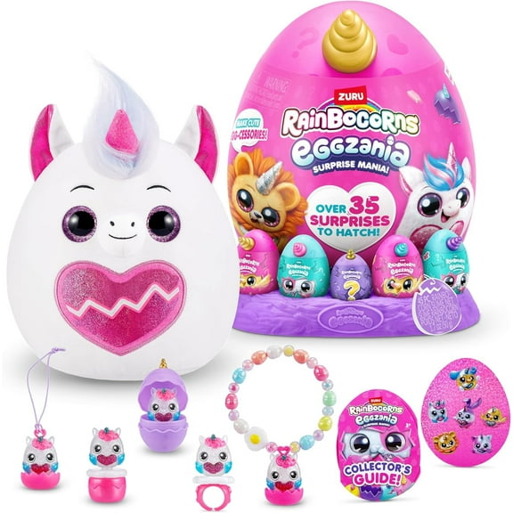 Rainbocorns SURPRISE Mania! Unicorn Mystery Egg Plush (Over 20 surprises!)