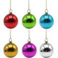 thumbnail image 3 of Teissuly 6cm New Pasteable Picture Christmas Ball Decoration And Arrangement Supplies Christmas Tree Pendant Christmas Ball Bright Color Ball (6Pcs) Teissuly WER202310233695, 3 of 4