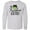 AC-Heather Grey, variant on Inktastic Halloween So Franken Cute Long Sleeve Youth T-Shirt