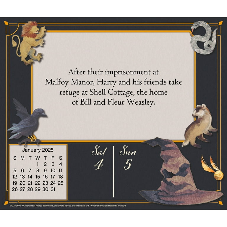 2025 Harry Potter Box Calendar, Daily Count, New - Walmart.com