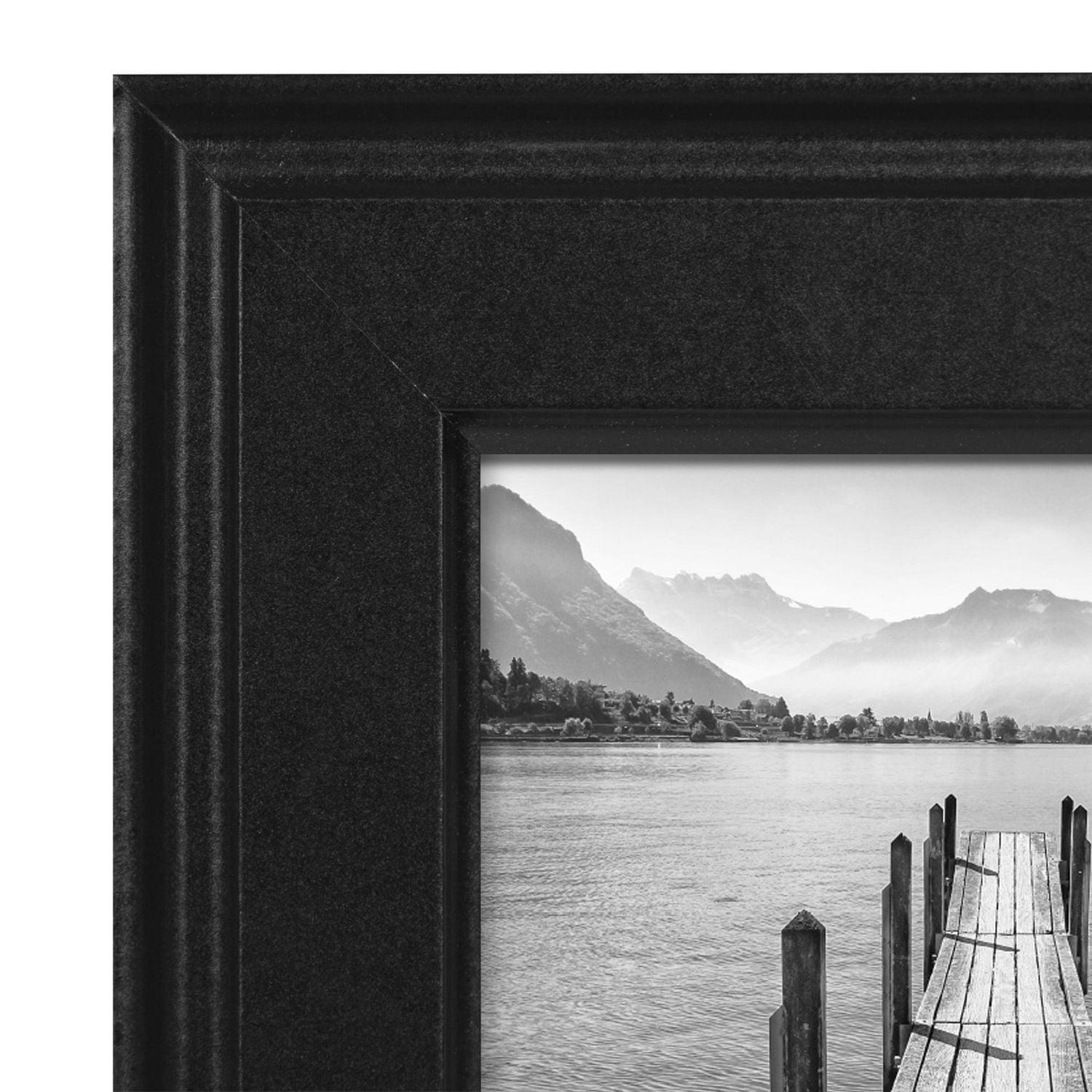 Swift 4" x 6" Black Picture Frame, 4" x 6"