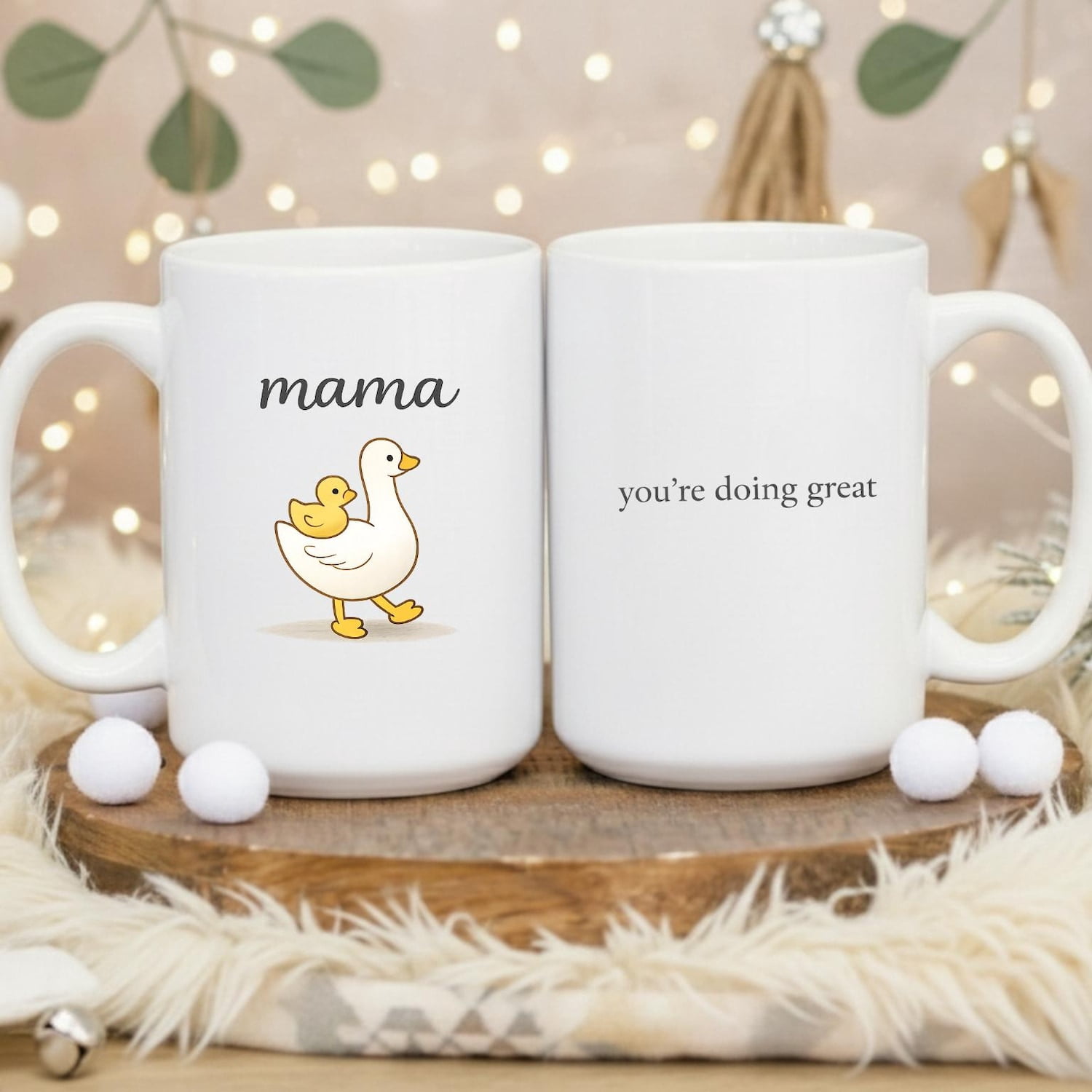 Mother’s Day Gift for New Mom, Mama You’re Doing Great Mug, Motherhood Encouragement Coffee Cup, Postpartum Mom Gift, Baby Shower Mug Gift