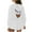 White, variant on KyCheLot Womens Jumpsuit Short Fall Hooded Long Sleeve Back Hollow out Loose Sweatsuits Clothes