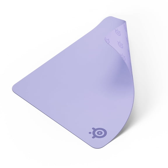 SteelSeries QcK Large Gaming Mouse Pad — Lavender— Non-Slip Silicone Rubber Base — Peak Tracking and Stability  — 490 mm x 420 mm
