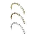 thumbnail image 2 of Green Anodized 14G Eyebrow Ring w/ Spike Ends, 2 of 7