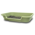thumbnail image 4 of Kittygohere Cat Litter Box, Large Size, Apple Green Color, Durable & Pet Safe Kitty Litter Box, Indoor Open Top Entry Cat Litter Box, Comfortable For Cats, Easy To Handle & Clean, 4 of 5