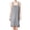 Grey, variant on Defitshape Women's Plus Size Cotton Nightgown Cami Sleepwear Sleeveless Summer Loungewear Soft Comfy Camisole Night Pajama Sleep Lounge Dress Black 1X