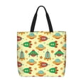 thumbnail image 1 of Disketp Colorful Outer Space Bolsa Tote de Lona para Mujer, Bolso de Hombro y Cruzado con Cierre de Cremallera, 1 of 7