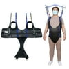 Ehucon Padded Patient Lift Sling, 550 lb Capacity, Black, 1 Count Small