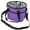 Purple, variant on Family Size 4 Compartment Drink Bag Insulated Tumbler Carrier Caddy with Adjustable Strap for Outdoor Use