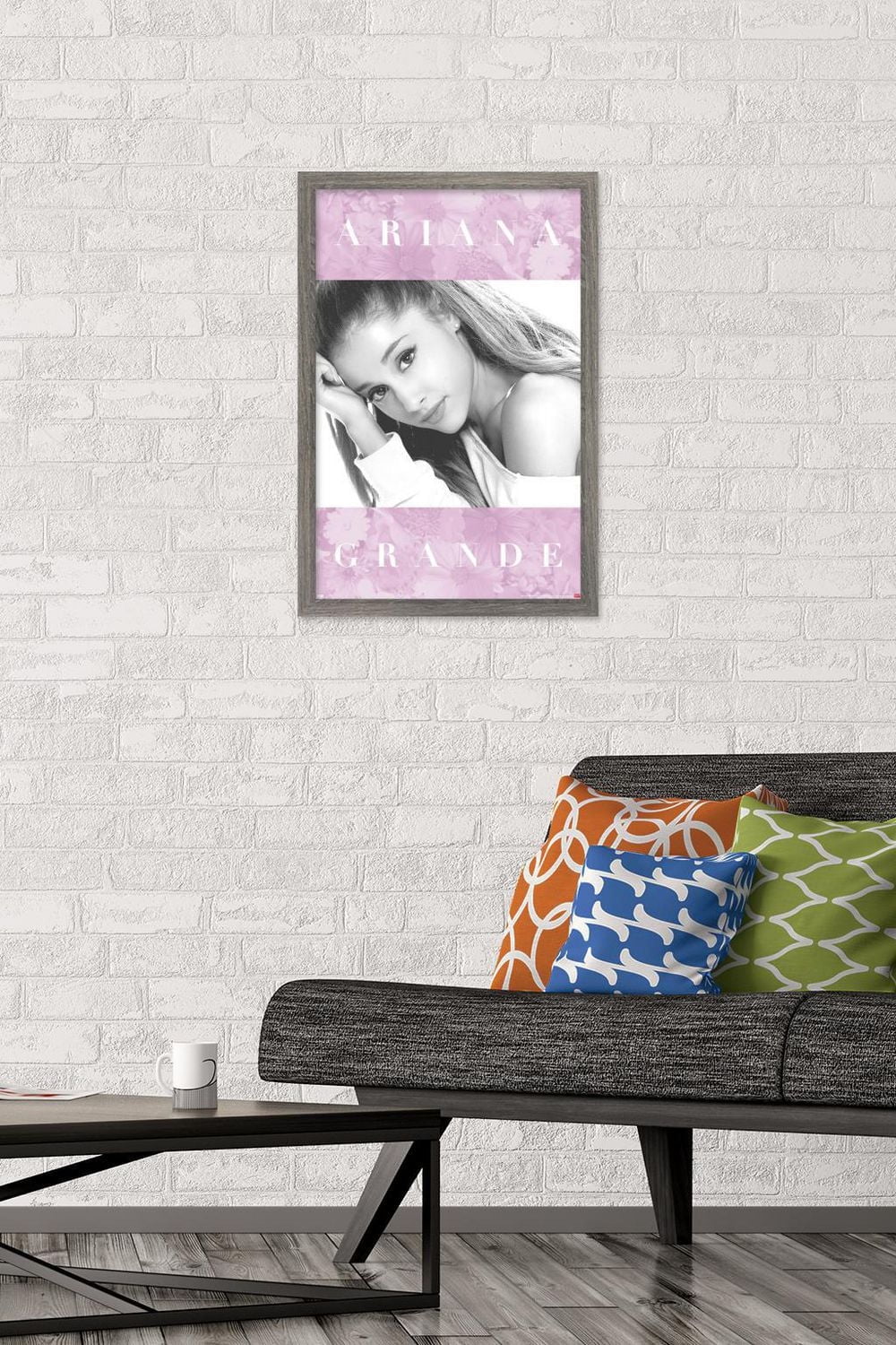 Ariana Grande - Floral Wall Poster