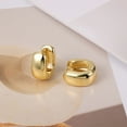 thumbnail image 7 of Lancharmed Gold Plated Hypoallergenic Earrings,Wide U Shape Circles Earring Mama Gifts, 7 of 7