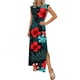 thumbnail image 2 of TaTaai Women's Solid Color Round Neck Sleeveless Casual Dress Elegant Front Pleats Knee Length Dress with Pockets Loose Comfortable Fit for Spring Summer Vacation Beach Wear Gift, 2 of 6
