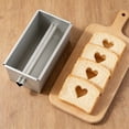 thumbnail image 4 of TIELUTT Aluminum Alloy Loaf Pan with Center Tube Non Stick Bread Baking Pan for Cake for Bakeware with Lids for Oven Bakeware Organizer Baking Sheets for Oven with Rack Bakeware with Lids Bake Ware. S, 4 of 5