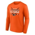 thumbnail image 2 of Men's Fanatics Orange Philadelphia Flyers Covert Long Sleeve T-Shirt, 2 of 3