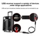 thumbnail image 4 of Black ABS Plastic Professional Universal Handheld VHF Wireless Microphone USB Reception Mic, 4 of 4