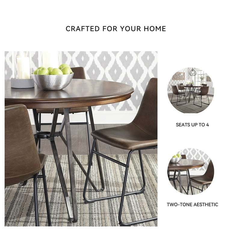 Signature Design by Ashley Mid-Century Modern Wooden Round