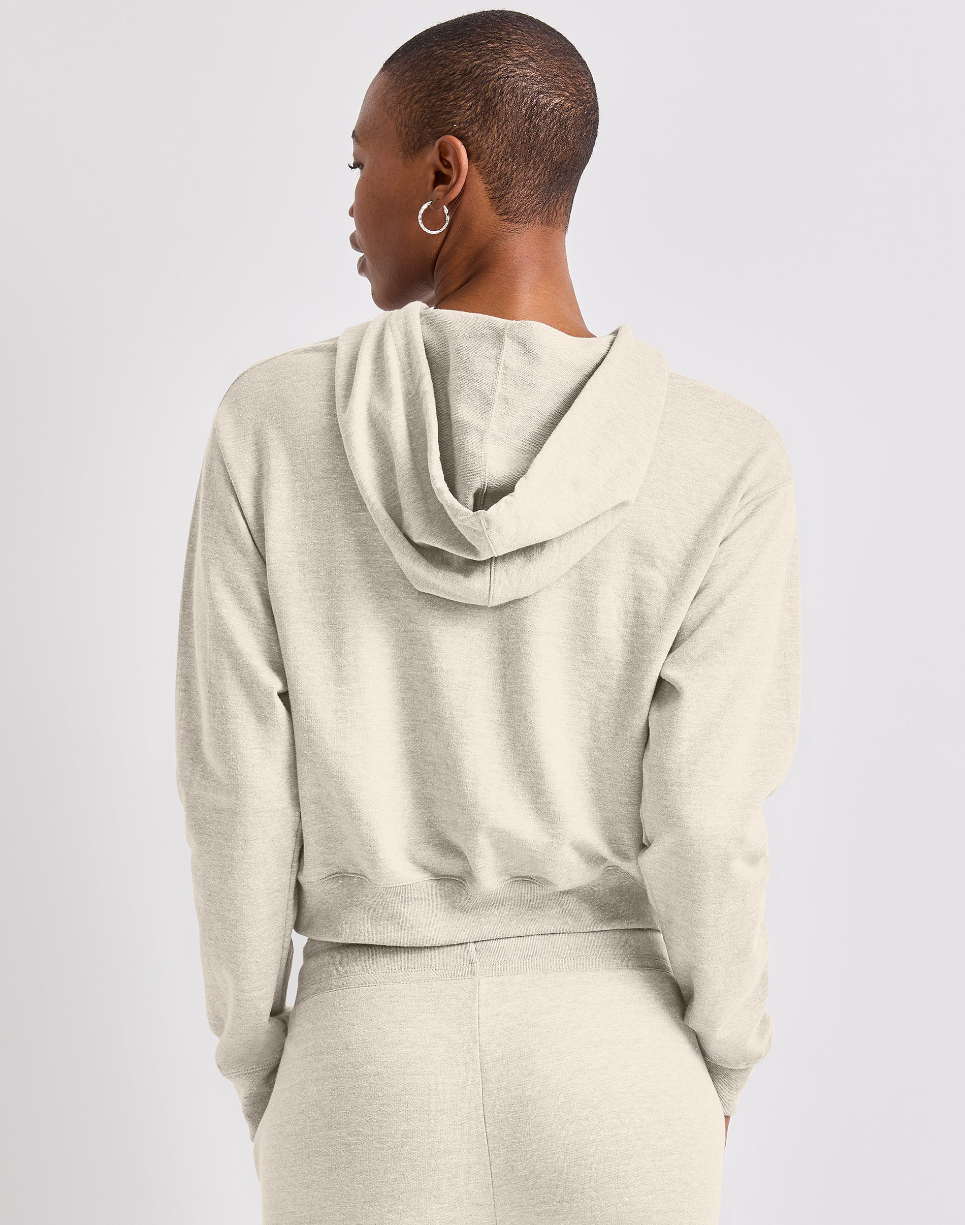 Hanes Originals Women's French Terry Cropped Hoodie, Sizes XS-XXL