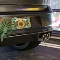 thumbnail image 6 of License Plate, Sunflower themed Mom Design Decorative Front,Personalized Stainless Steel License Plate Cover For Men Women,12.2" X 6.2", 6 of 6