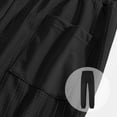 thumbnail image 4 of Zszcpp Men Work Pants Thin Solid Color Loose Imitation Sports Lace Up Splicing Sweat Lounge Trousers Casual Trouser, 4 of 9