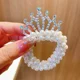 thumbnail image 4 of Corona de perlas de moda para niños, lazos elásticos para niños, accesorios para el cabello para niñas, sombreros para bebés, 1 piezas, 4 of 4