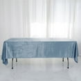 thumbnail image 2 of Efavormart Premium Velvet Dusty Blue 60" x 102" Rectangle Tablecloth For Wedding Party Events, 2 of 2