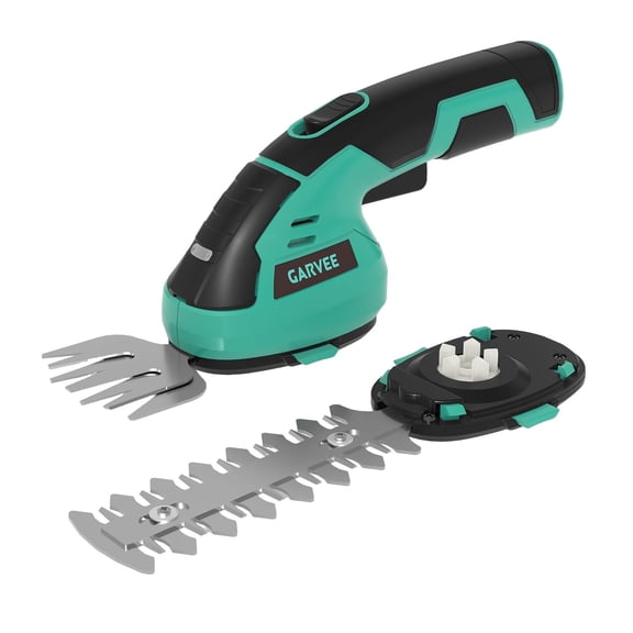 Cordless Grass Shears & Shrub Trimmer 2-in-1 – 7.2V Rechargeable Handheld Hedge Trimmer with Type-C Charging, Lightweight Electric Garden Clippers for Grass, Shrubs & Lawn Edges