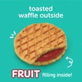 thumbnail image 4 of Beech-Nut Jammin' Waffles with Fruit Filling Toddler Snack, Pear Raspberry, 5 Pack, 4 of 14