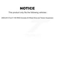 thumbnail image 2 of Transit Auto Front Complete Suspension Shocks Strut and Coil Spring Mount Assemblies Pair for Car 2009-2013 Ford F-150 RWD Excludes All Wheel Drive Torsion - Left Right Side K78A-100034, 2 of 2
