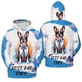 thumbnail image 3 of Happy Father's Day Best Boston Terrier Cool Dad Ever All Over Print 3D Hoodie Unisex Merch Hoodies Gentleman Dog Lover Gifts - 12007, 3 of 6