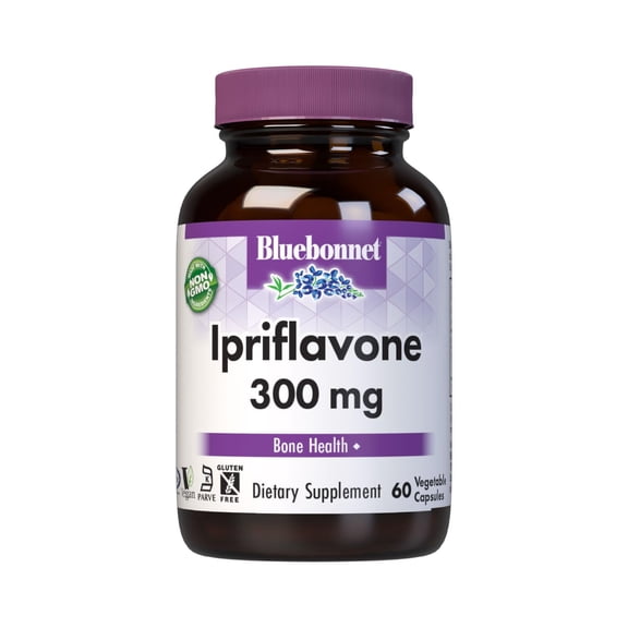 Bluebonnet Nutrition Ipriflavone 300mg – for Bone Health* – Ostivone Source - 60 Servings