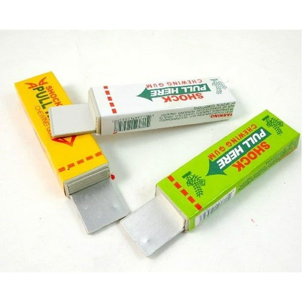 Chewing-Gum à mâcher antichoc électrique, jouets de sécurité, blague, tirer  la tête, jouets interactifs, amis