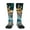 2 Black-2, variant on Colorful Stained Glass Deer Pattern Women’s Knee High Crew Socks,Trouser Socks Comfortable, Breathable, Moisture-Wicking and Soft