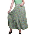 thumbnail image 1 of Bimba Jupes Maxi Imprimées Femmes Style Bohème Gitane Longue Jupe en Coton, 1 of 5