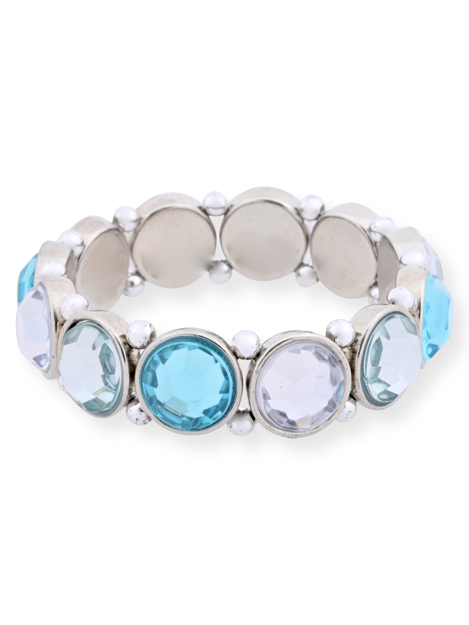 Disney Frozen Girl's Flashing LCD Blue Glitter Silicone Watch & Matching Bracelets 3 Piece Set